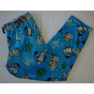 Happy Boxer Men's Christmas Minky Fleece Sleep Pajama Pants Tootsie Roll Pop XL